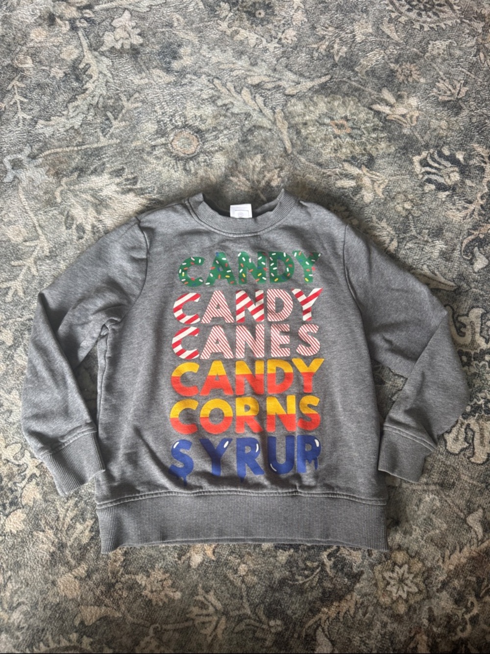 Hanna Andersson Elf Gray Crewneck Sweatshirt